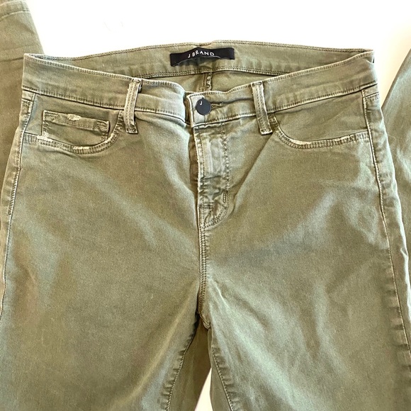 J brand Skinny Leg Jungle Green Pant - Picture 9 of 9